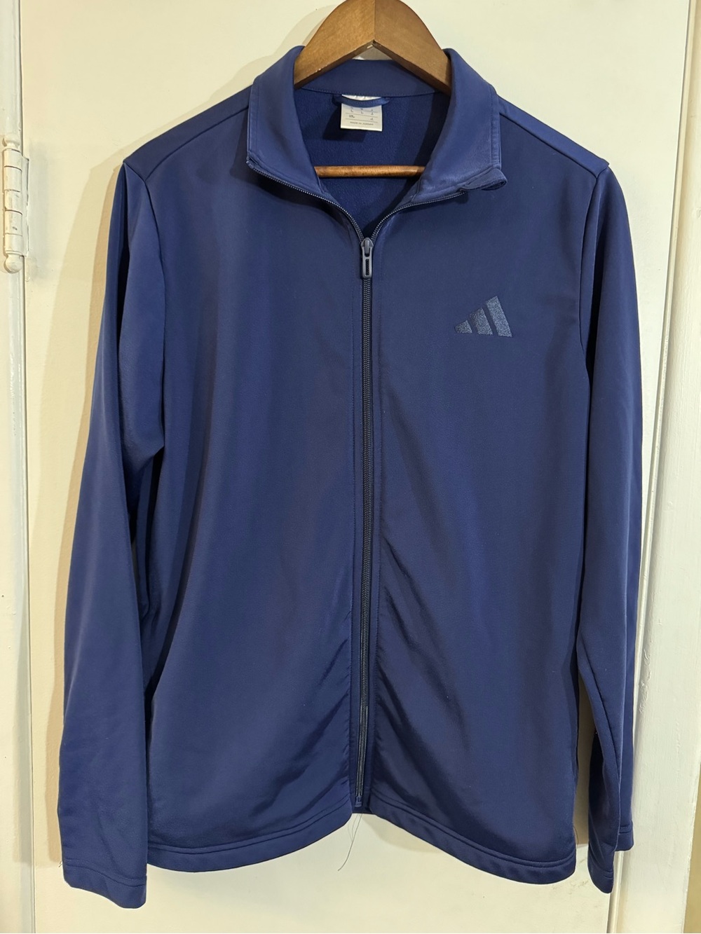 adidas Men's Full-Zip Performance Jacket - Blue